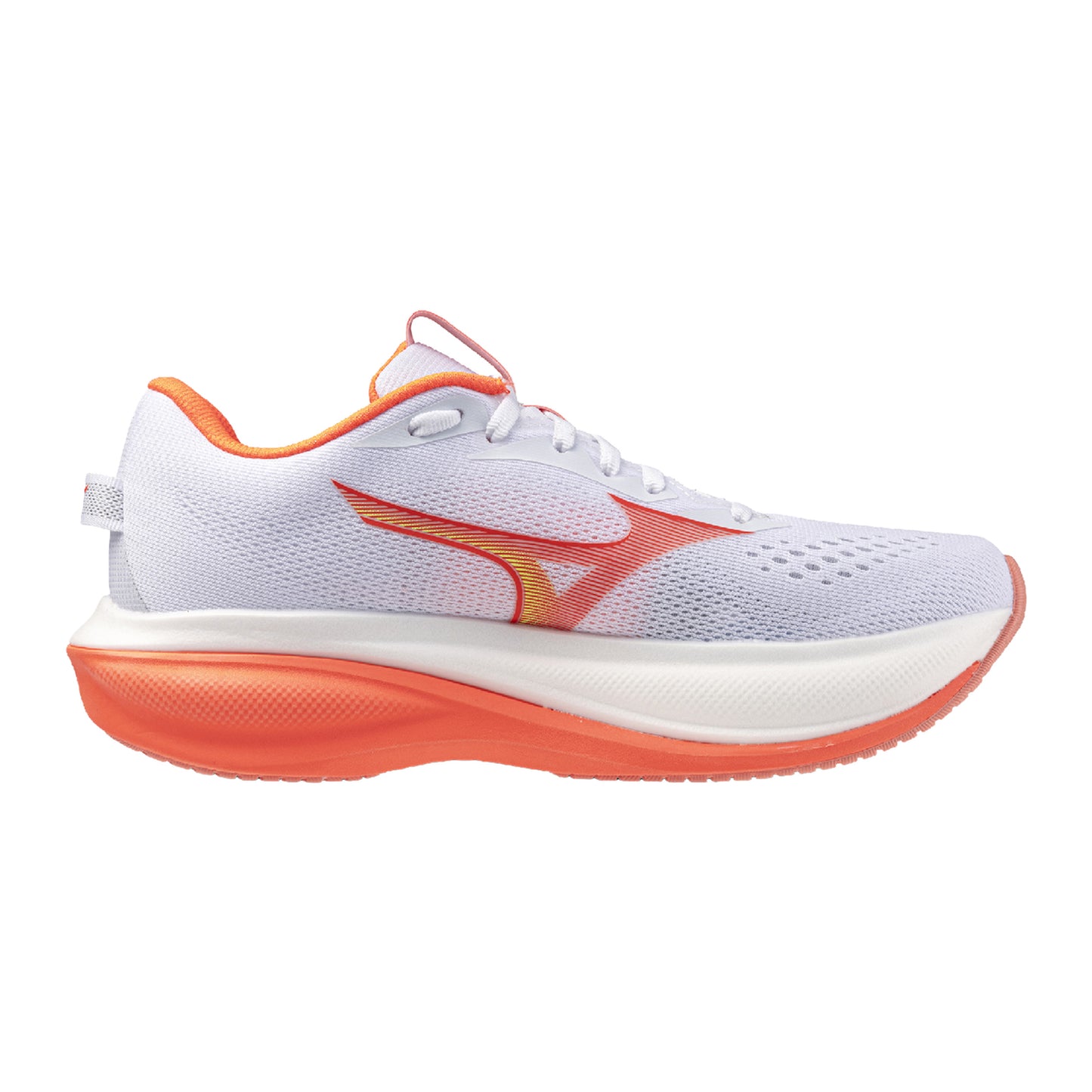 Mizuno Wave Rider 30  Neutrale schoen Dames - wit, oranje