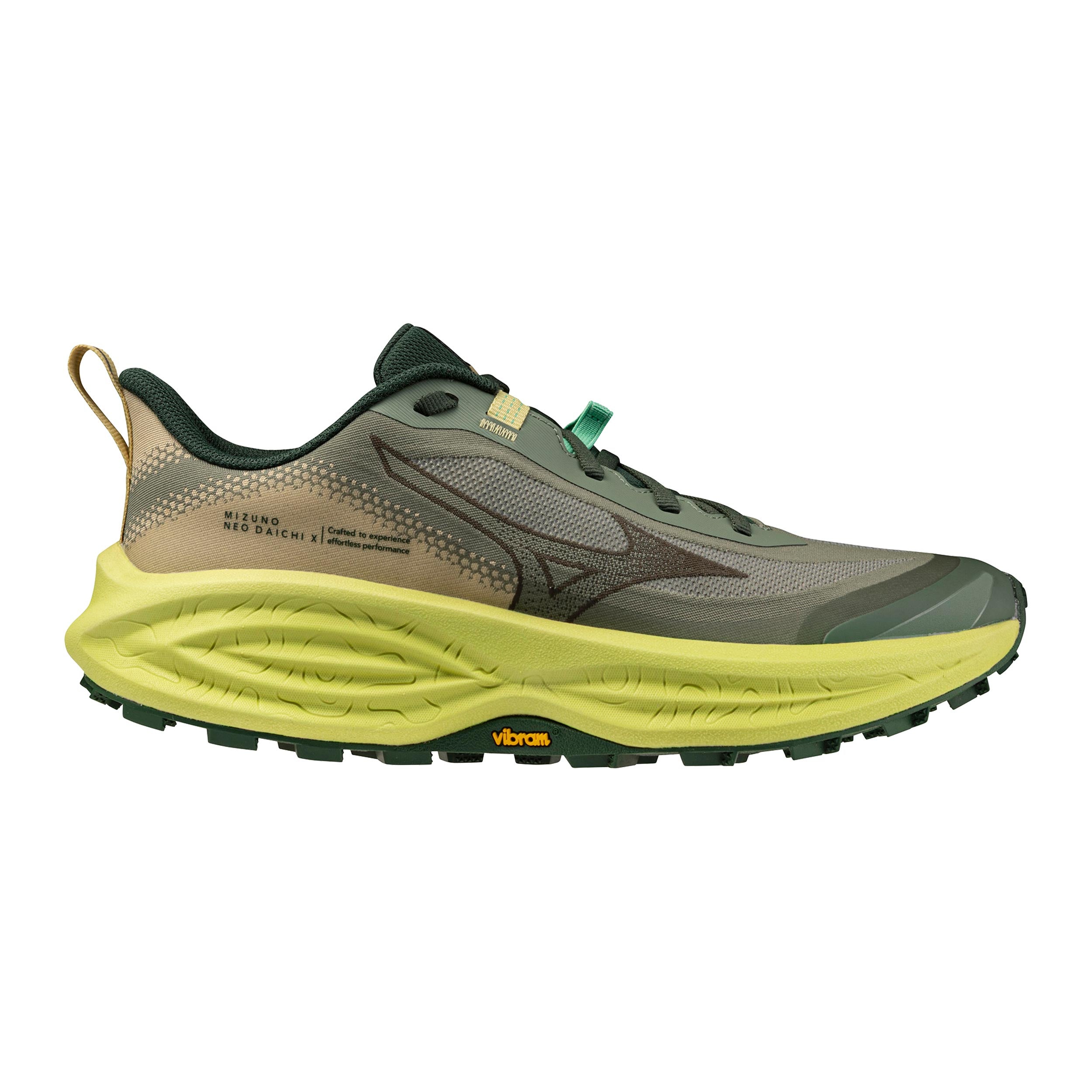 Mizuno Neo Daichi 10  Trailschoen Dames - olijf, kaki