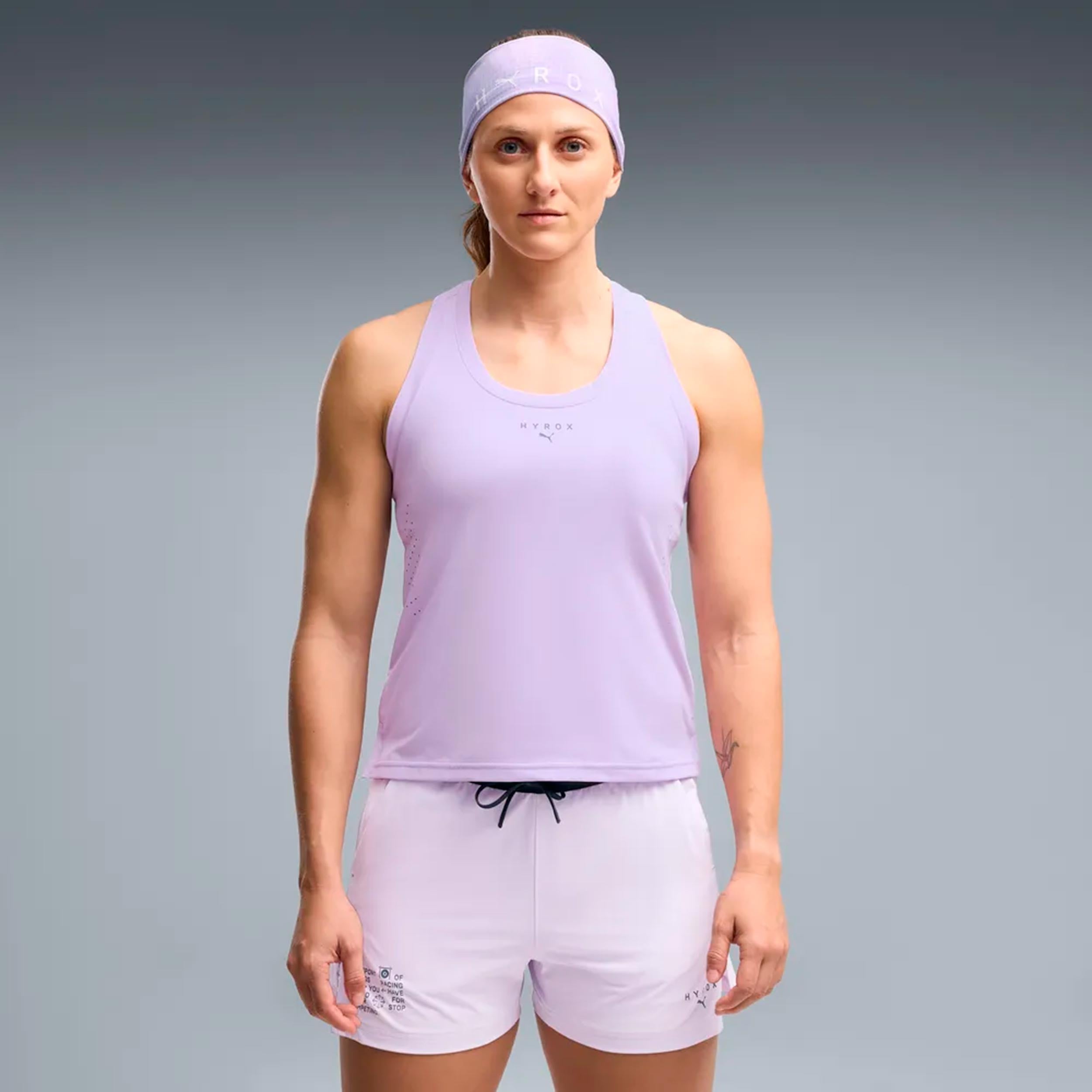 Puma HYROX PWRMODE  Hardloopshirt Dames - mauve