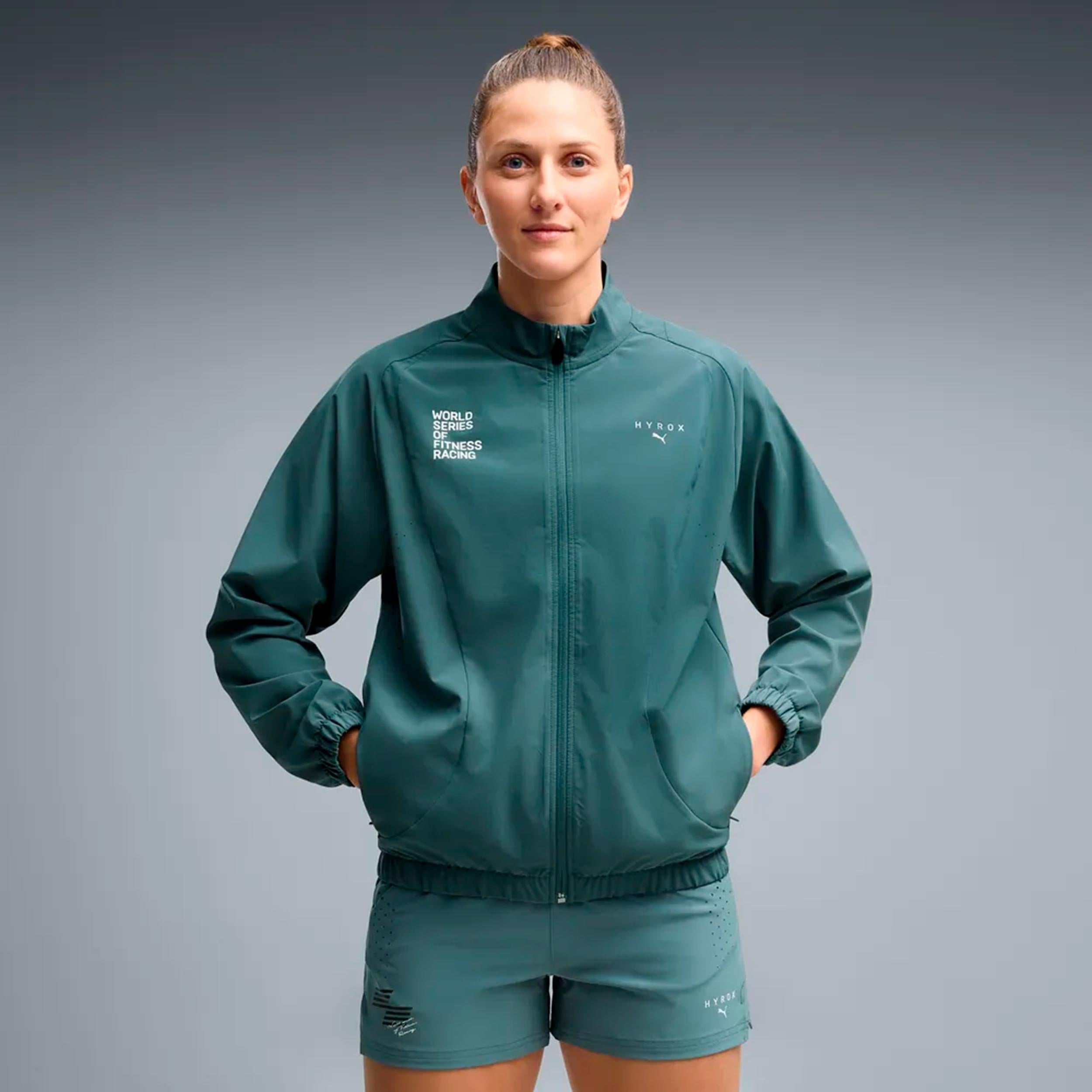 Puma HYROX PWRMODE  Hardloopjas Dames - groen