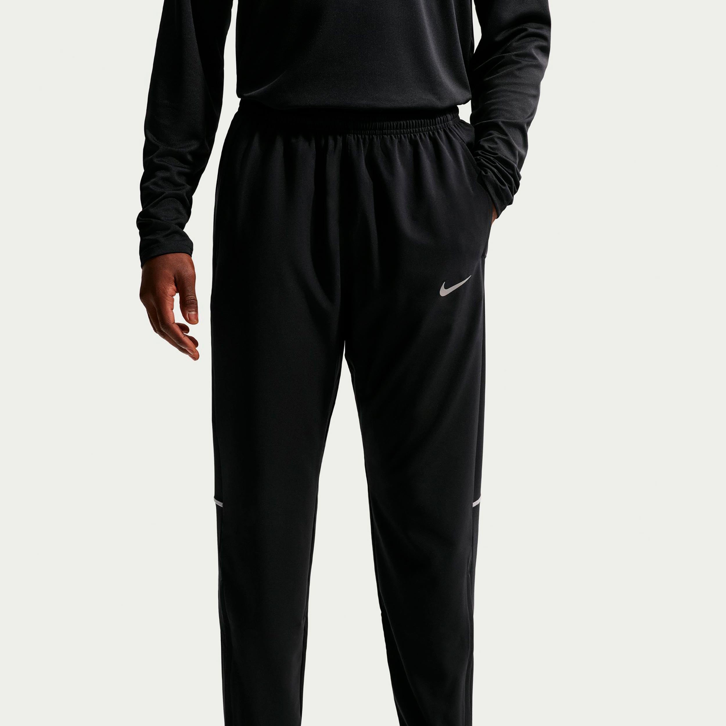 Nike Miler Pant Hardloopbroek Heren - zwart, zilver