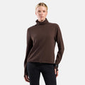 Essential Thermal Midlayer  Hardloopshirt Dames - bruin