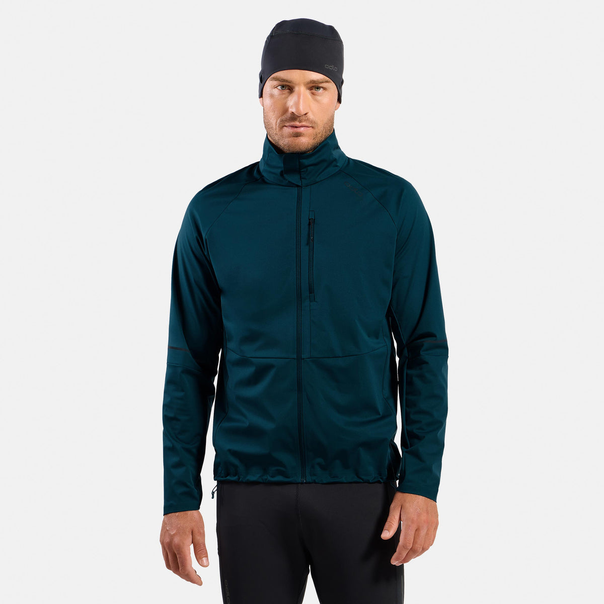 Odlo Zeroweight Pro Windproof  Hardloopjas Heren - petrolblauw