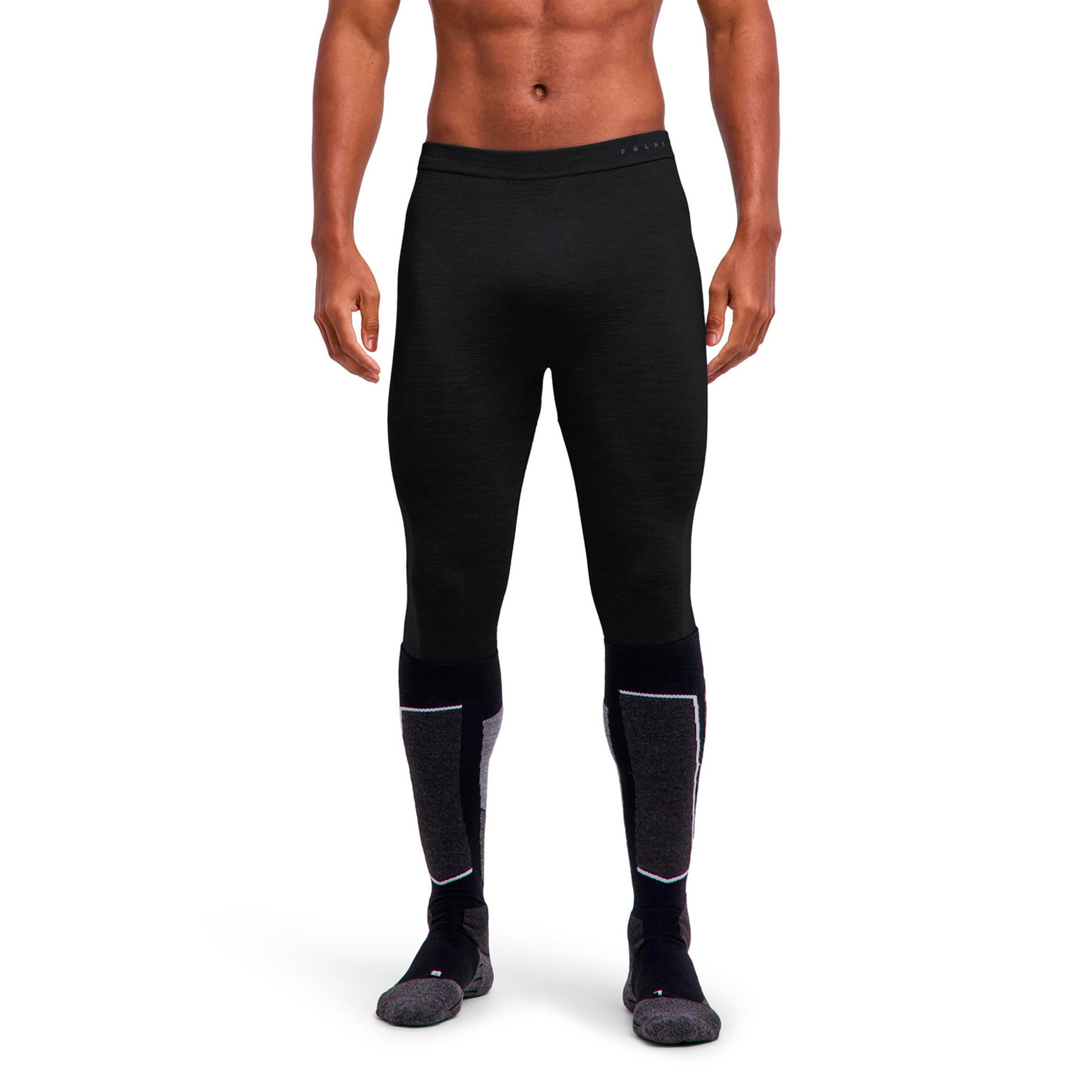 Falke Wool Tech Light 3/4  Tight Heren - zwart