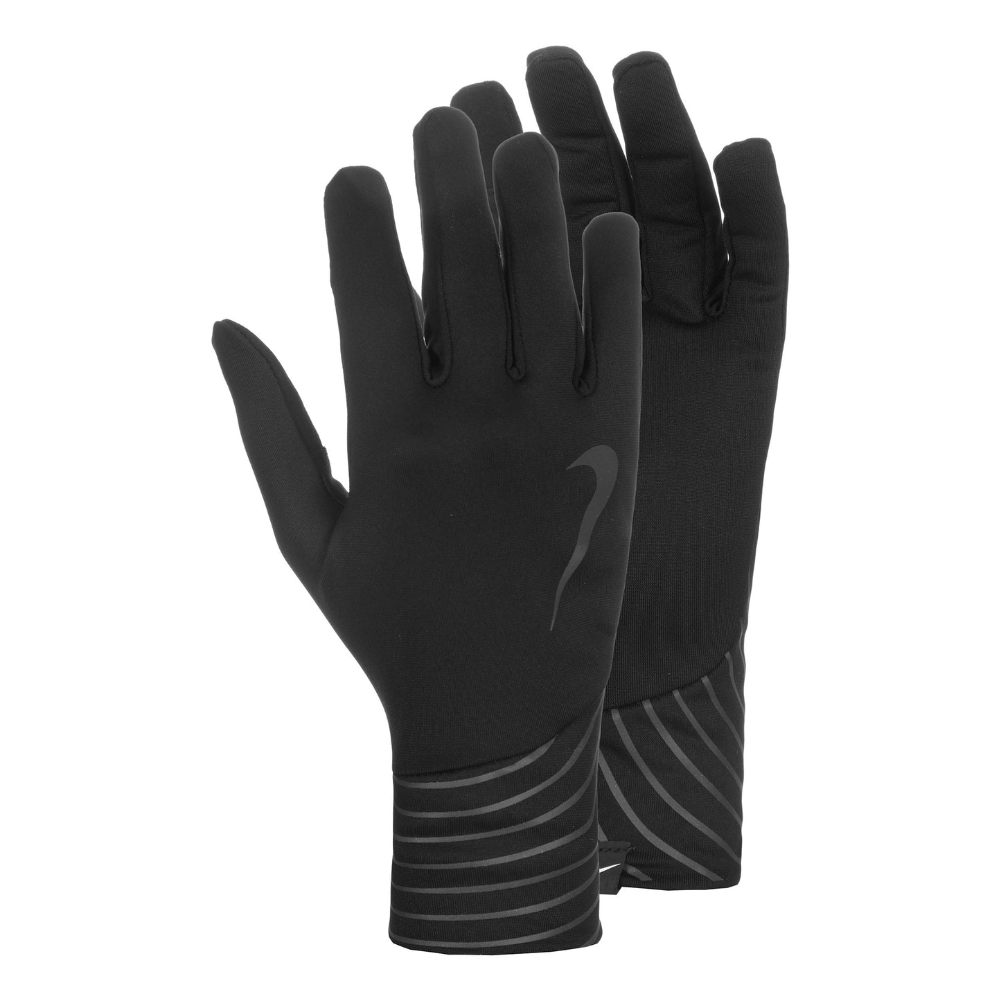 Nike Pacer Lightweight Reflective  Hardloophandschoenen Dames - zwart, zwart