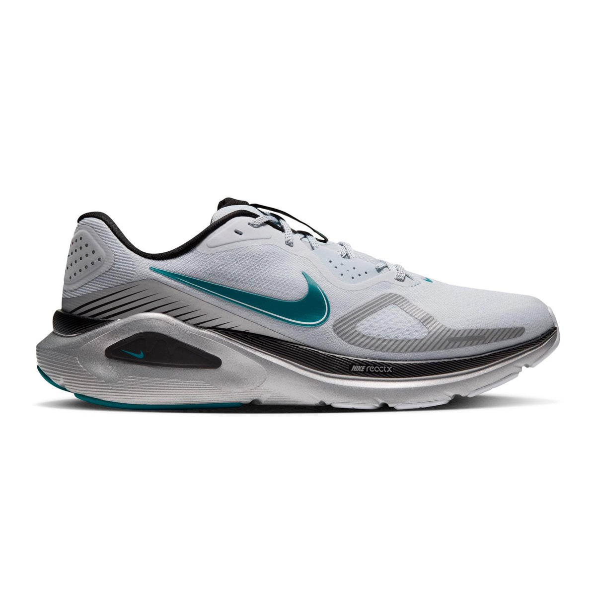 Nike Structure 26 VIS Stabiliteitsschoen Heren - wit, petrolblauw