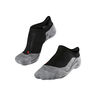 RU4 Endurance Invisible Hardloopsokken Dames - zwart, grijs