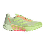 adidas Hardloopschoenen adidas Terrex Agravic Flow 2 GTX Trailschoen Dames-Limoen,Oranje