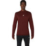 Road Winter Seamless Hardloopshirt Heren-wijnrood