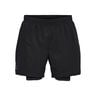 Dallas 2in1 Shorts Heren-Zwart