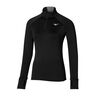 Warmalite Half-Zip Topje Hardlopen Dames-Zwart,Zwart