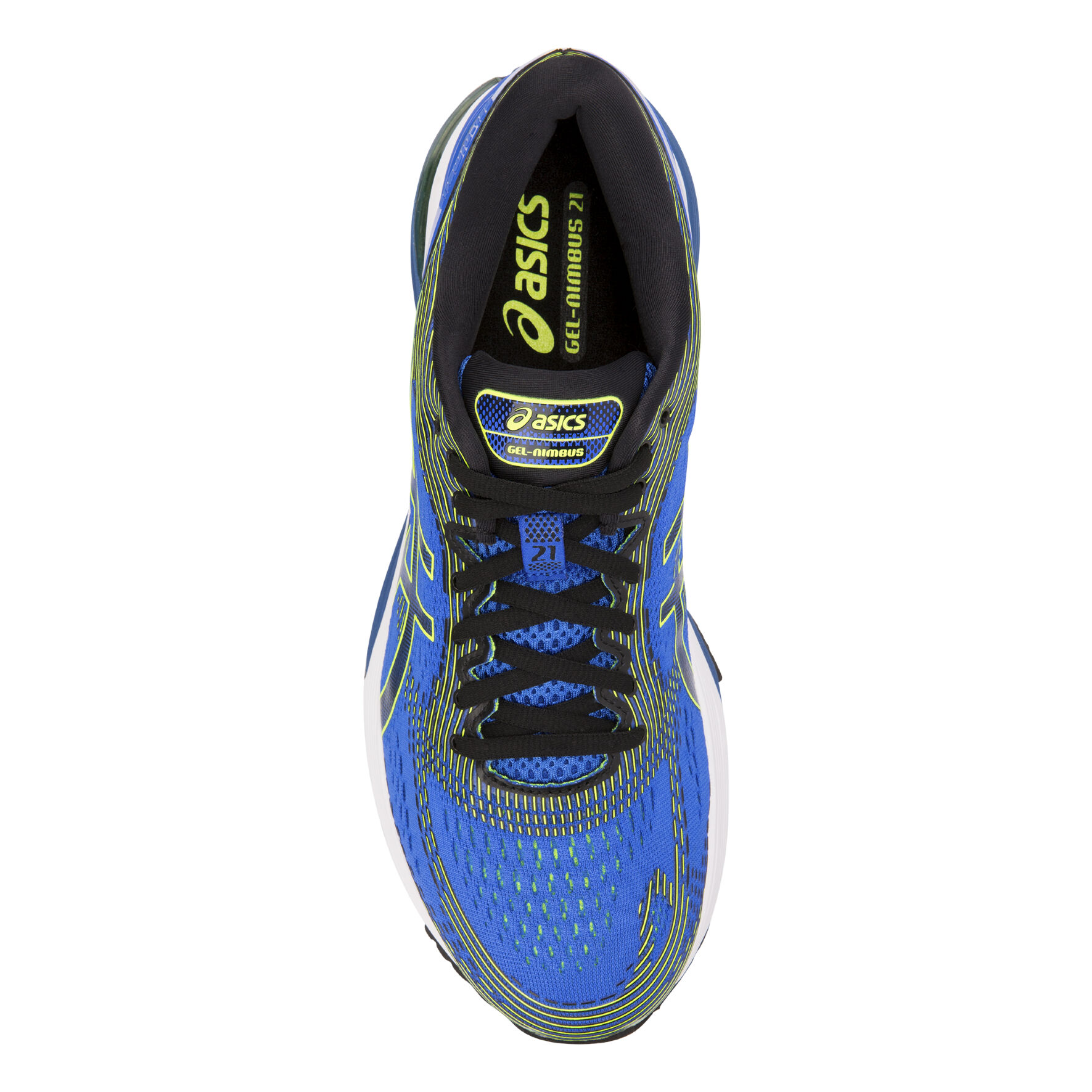 ASICS Gel Nimbus 21 Neutrale Schoen Heren Blauw Zwart online kopen Running Point NL