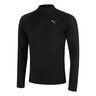 Velocity Cloudspun 1/4 Zip Hardloopshirt Heren-Zwart