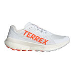 adidas Hardloopschoenen adidas Terrex Agravic Speed Trailschoen Heren-Wit,Oranje