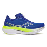 Saucony Hardloopschoenen Saucony Endorphin Trainer Wedstrijdschoen Heren-Blauw,Citroengeel