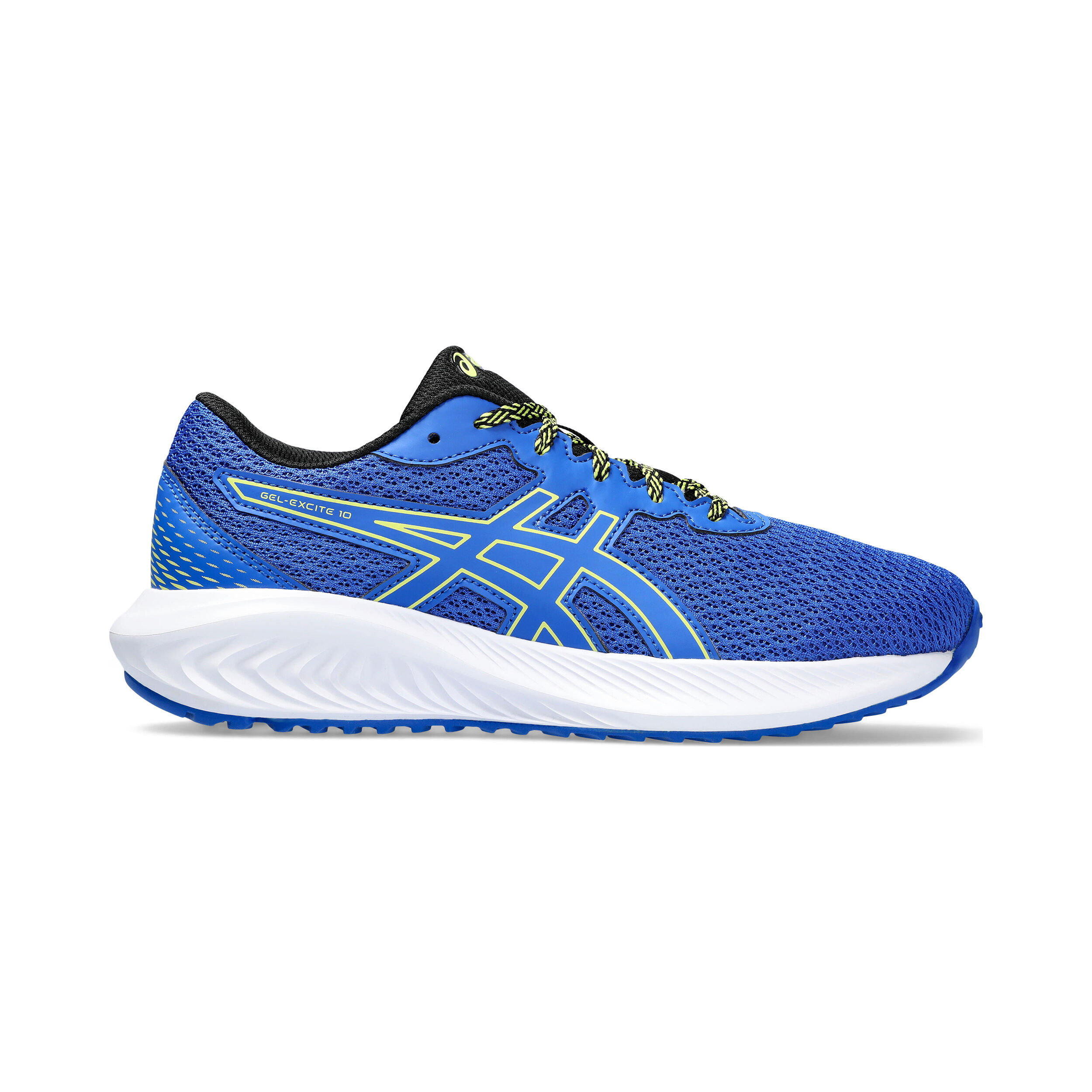 ASICS Gel Excite 10 GS Neutrale Schoen Kinderen Blauw Neongeel online kopen Running Point NL