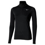 Mizuno Kleding Mizuno Core Impulse Half Zip Hardloopshirt Dames - zwart, 