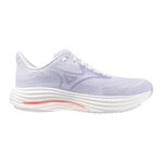 Mizuno Hardloopschoenen Mizuno Wave Rider 29                   Neutrale schoen Dames-mauve, wit