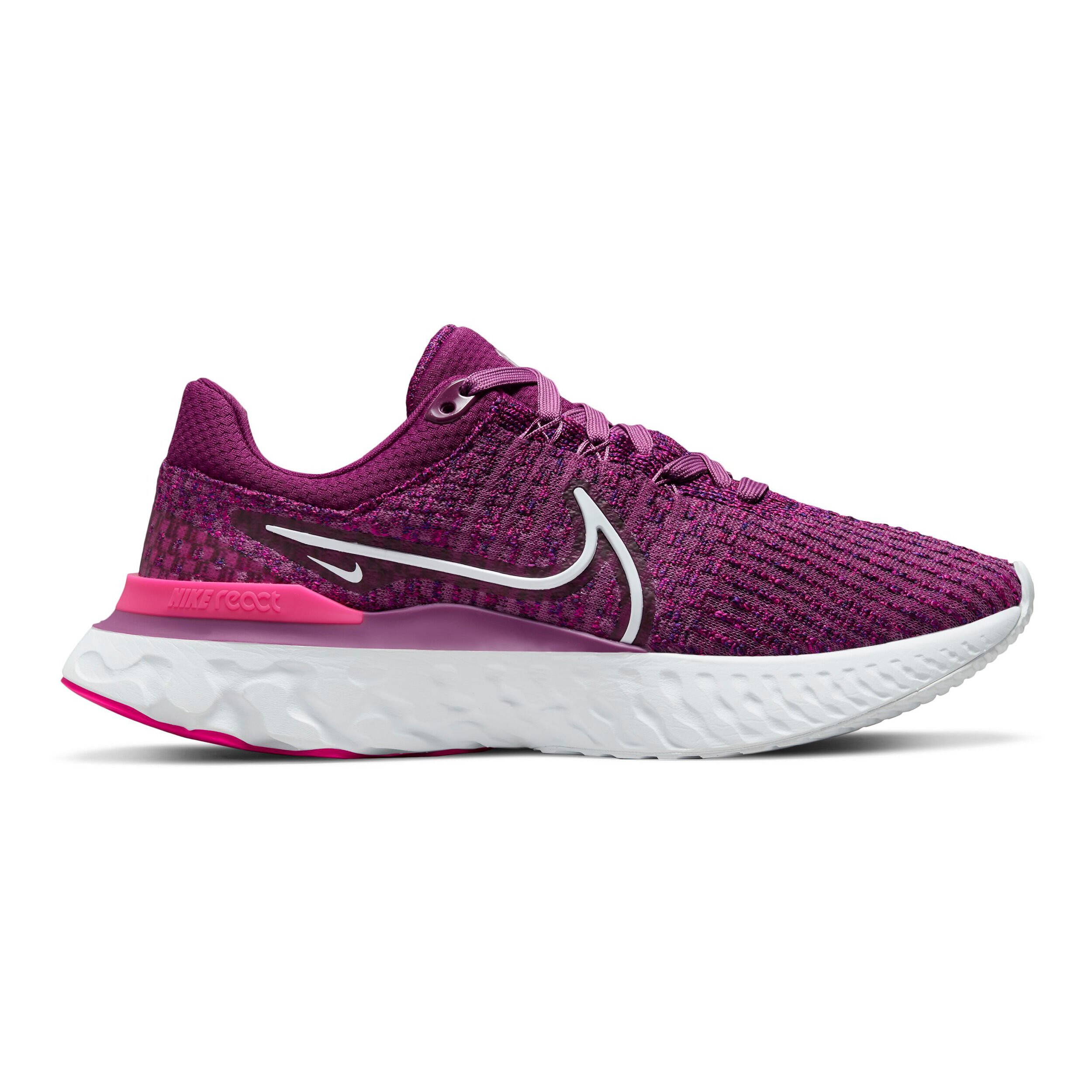 Nike React Infinity Run Flyknit 3 Neutrale Schoen Dames Pink Rood in maat 38 online kopen Running Point NL