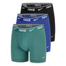 Everyday Cotton Stretch Boxershort Verpakking 3 stuks Heren - veelkleurig, zwart
