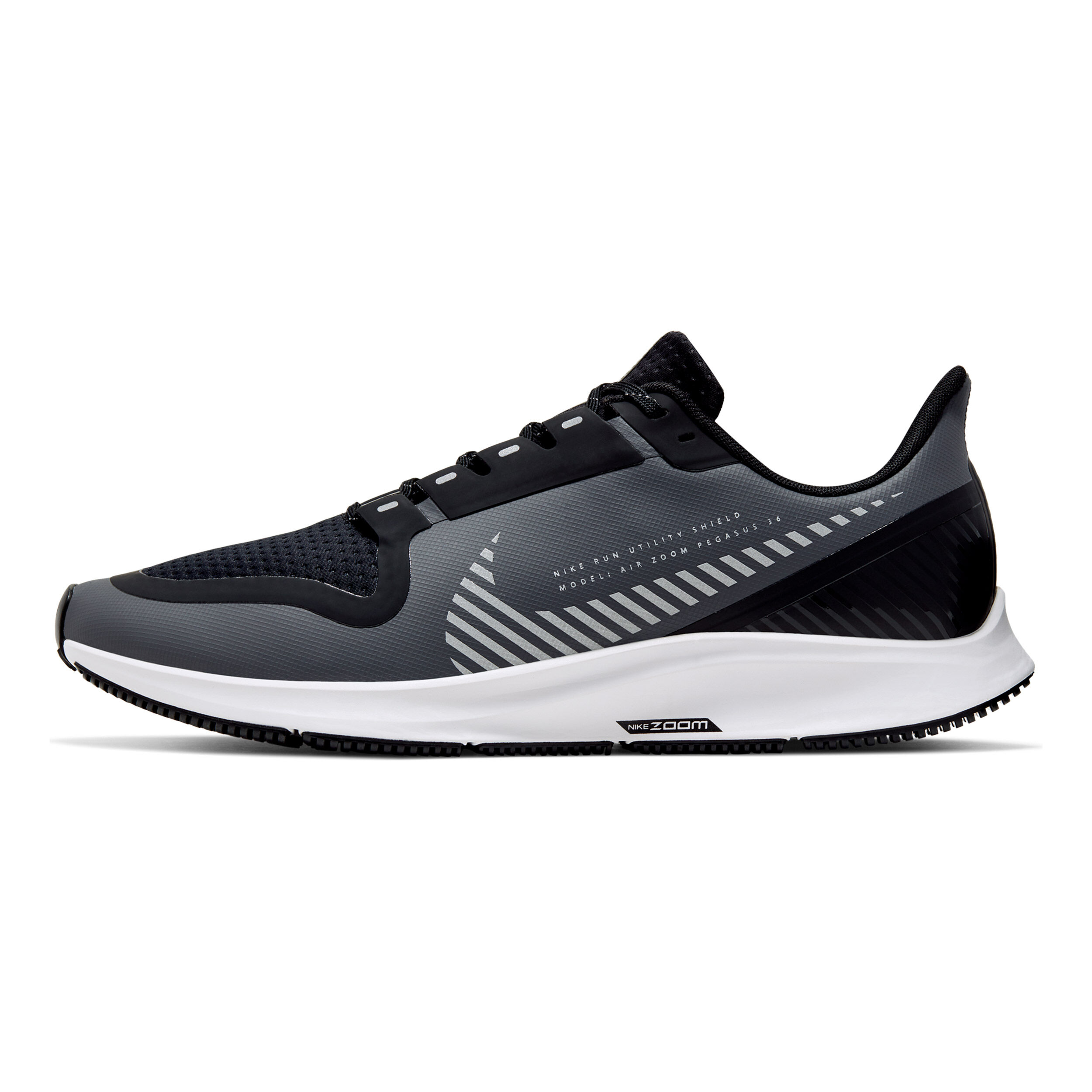 Nike Air Zoom Pegasus 36 Shield Neutrale Schoen Heren Grijs Zilver online kopen Running Point NL
