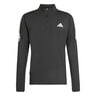 adi365 Zip  Hardloopshirt Heren-zwart
