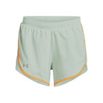 Under Armour Kleding Under Armour Fly-By Elite 3in Shorts Dames-Groen,Oranje