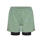 Newline Kleding Newline Dallas Shorts 2in1 Shorts Dames-Groen