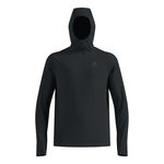 Odlo Kleding Odlo X-Alp Midlayer Hardloopshirt Heren-Zwart