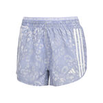 adidas Kleding adidas Own The Run AOP 3in Hardloopshorts Dames-Mauve,Wit