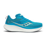 Saucony Hardloopschoenen Saucony Ride 17 Neutrale Schoen Dames-Blauw