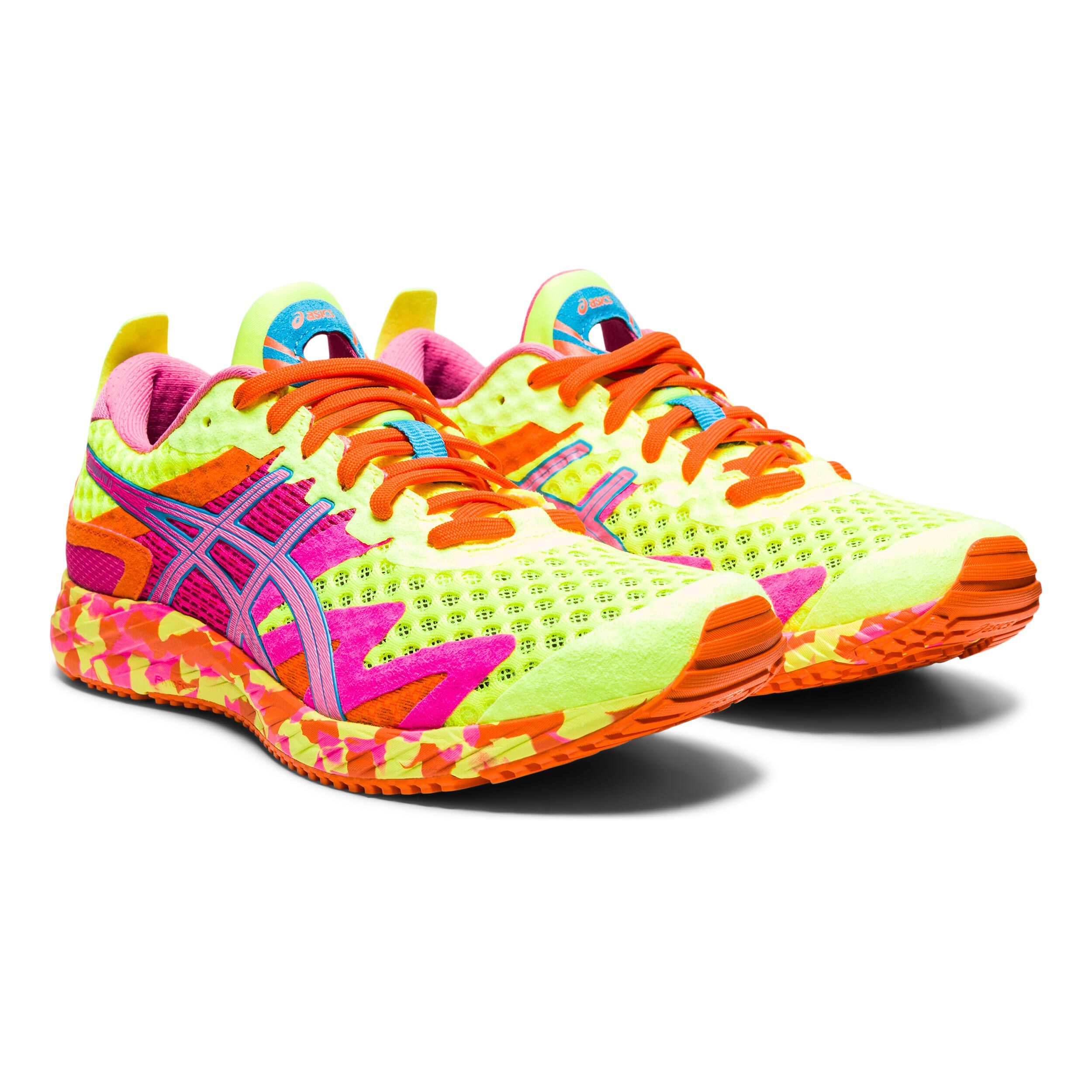 ASICS Gel Noosa Tri 12 Wedstrijdschoen Dames Neongeel Oranje