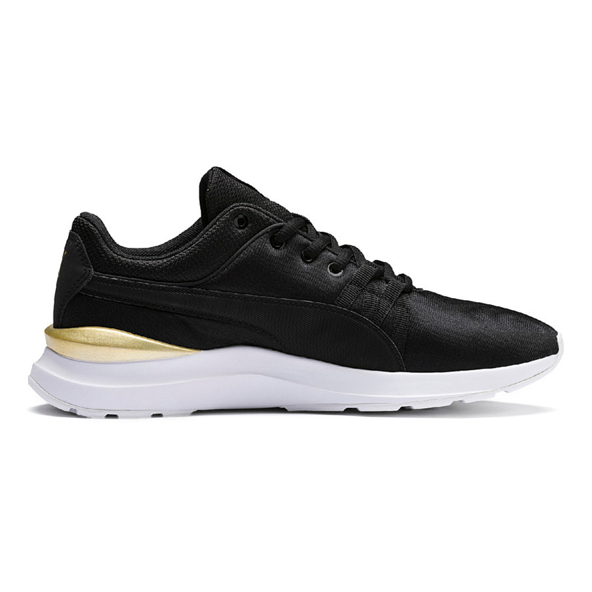 Puma Adela Vrijtijdsschoen Dames Zwart Goud online kopen