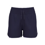 Odlo Kleding Odlo Zeroweight Print 3in 2in1 Hardloopshorts Dames-Donkerblauw