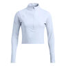 Launch Elite Half Zip Hardloopshirt Dames-Blauw