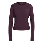 adidas Kleding adidas RI 3 Stripes Made With Nature Longsleeve Dames-Berry