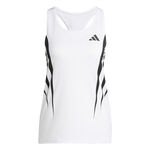 adidas Kleding adidas Adizero Archive Singlet Hardloopshirt Dames-Wit