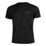 Puma Kleding Puma First Mile Hardloopshirt Heren-Zwart