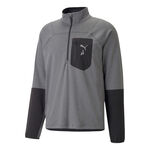 Puma Kleding Puma Seasons Raincell Half-Zip Topje Hardlopen Heren-Grijs,Zwart