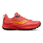 Saucony Hardloopschoenen Saucony Peregrine 12 Trailschoen Dames-Rood,Geel