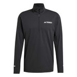 adidas Kleding adidas Terrex XPR Half-Zip Hardloopshirt Heren-Zwart