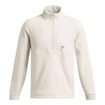 Under Armour Kleding Under Armour Expanse Fleece Half-Zip Sweatshirt Heren-Crème,Zwart