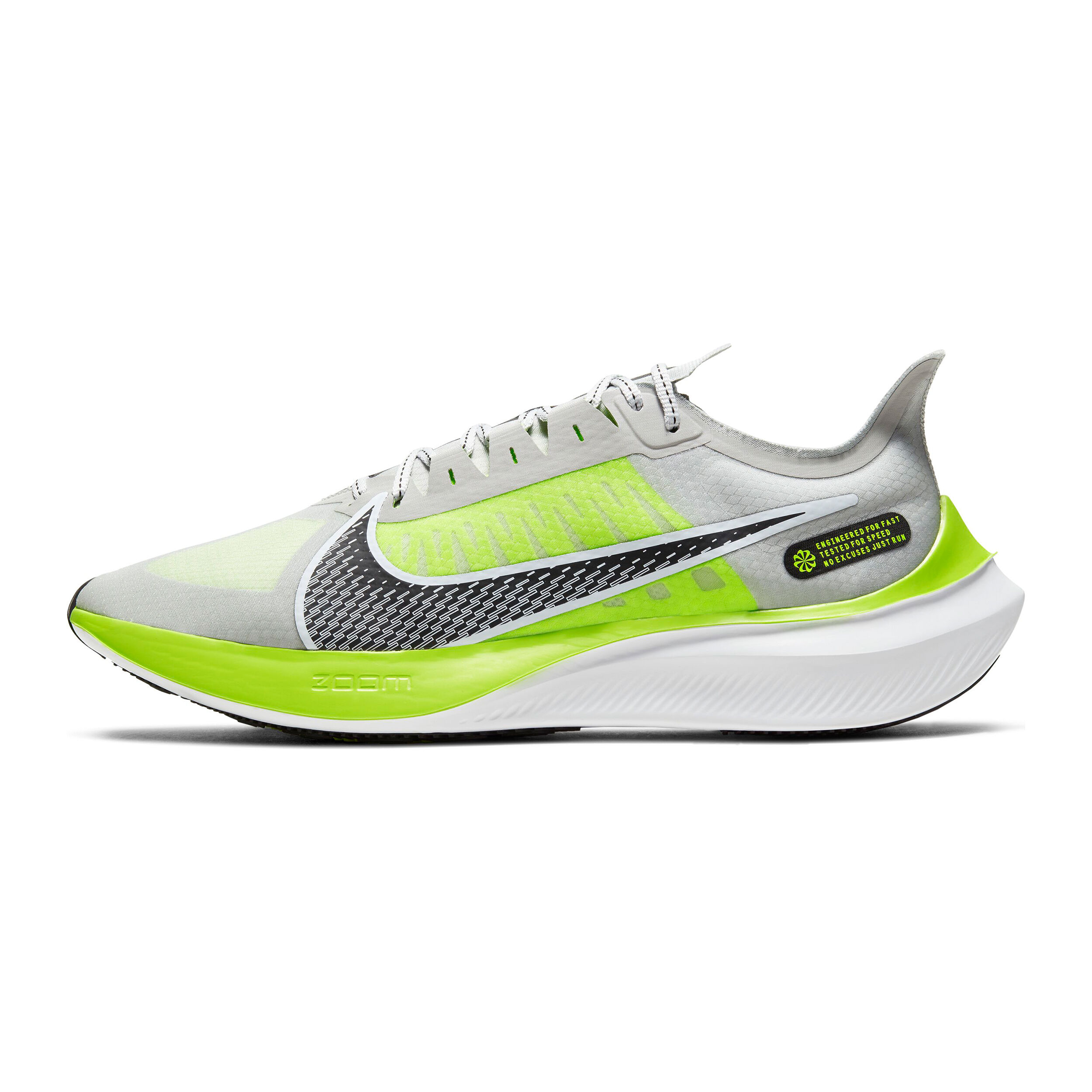 Nike Zoom Gravity Neutrale Schoen Heren Grijs Neongeel online kopen Running Point NL