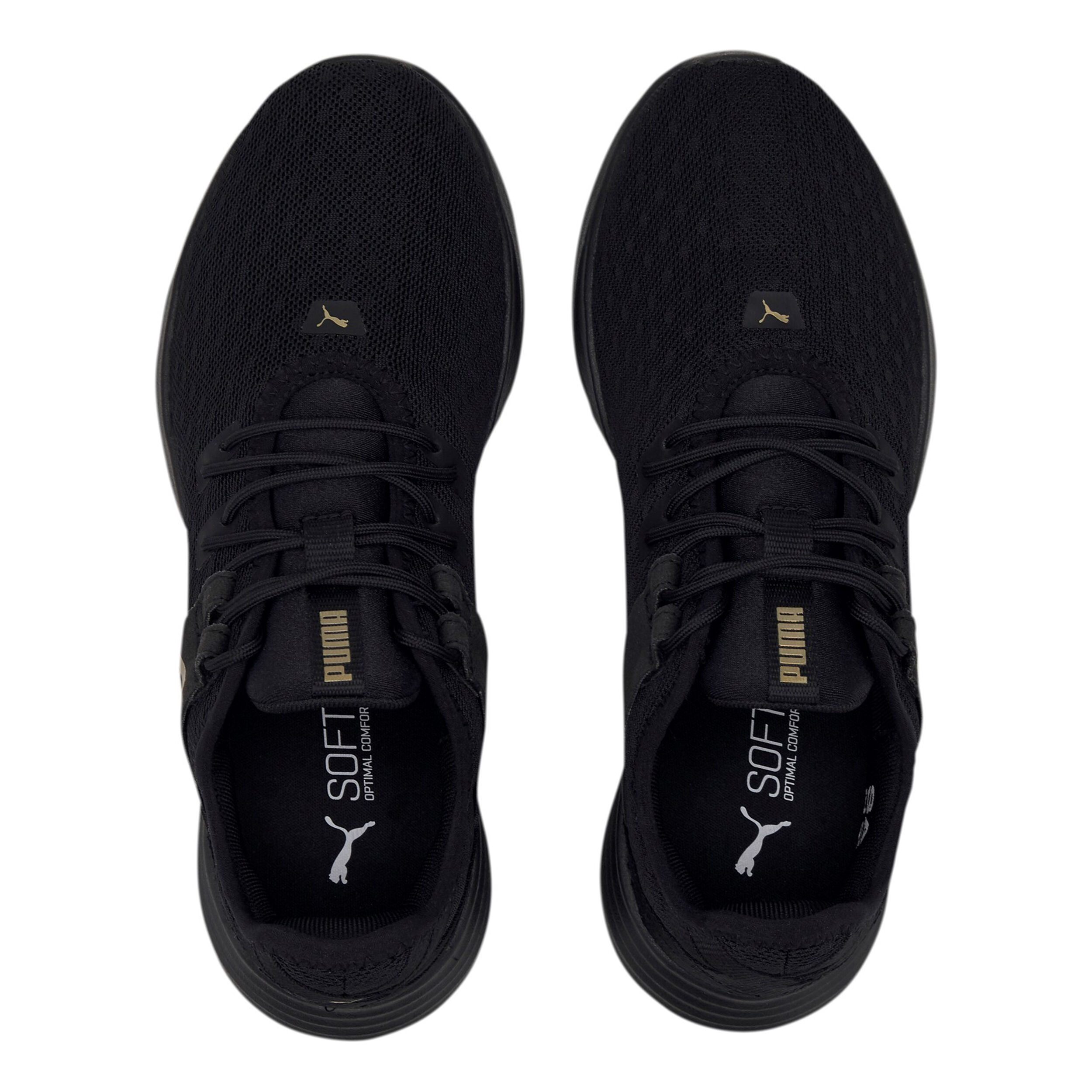 Puma radiate xt black and sale gold