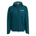 adidas Kleding adidas Terrex XPR Light Rain Hardloopjas Heren-Petrolblauw