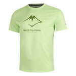 ASICS Kleding ASICS Fujitrail Logo Hardloopshirt Heren-Limoen,Olijf