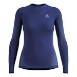 Odlo Kleding Odlo Performance WarmCrew Longsleeve Dames-blauw
