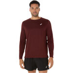 ASICS Kleding ASICS Core Hardloopshirt Heren-wijnrood