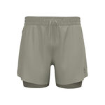 Odlo Kleding Odlo Zeroweight 5in 2in1 Hardloopshorts Heren-Grijs