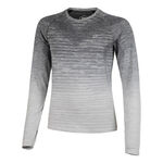 ASICS Kleding ASICS Seamless Longsleeve Dames-Wit,Grijs